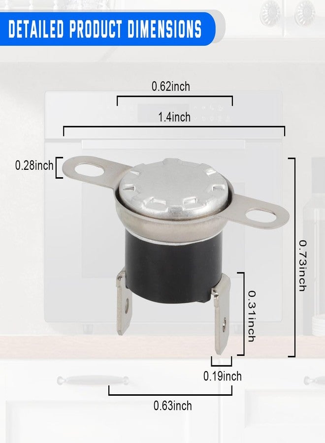 MOTOQUEEN KSD-120LC Microwave Thermal Fuse Replacement for GE Microwaves for WB27X1127 120℃ Normally Closed - Image 5